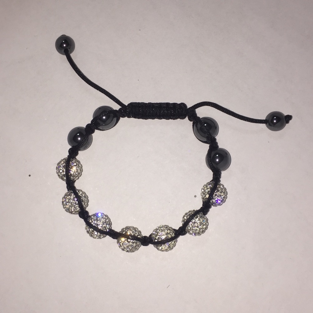 EUC Adjustable Rhinestone Bracelet Set - Picture 3 of 5